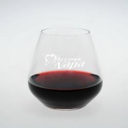 Light Etched stemless wine glass 52-019/2