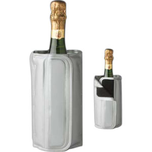 Deluxe wine and champagne chiller sleeve, fits all bottles keeps bottles chilled
