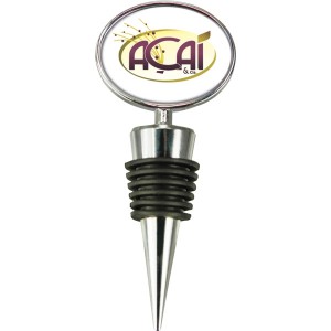 Looking for a classy wine stopper with full color logo or photo? www.winepromotionals.com