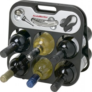 Collapsible wine rack with tools #18535